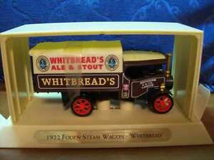 【送料無料】ホビー　模型車　車　レーシングカー スチームワゴンウィットブレッドマッチスカラ1922 foden steam wagon whitbread matchbox scala 150 d4