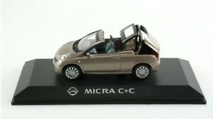 【送料無料】ホビー　模型車　車　レーシングカー ミニチュアマイクーペカブリオレレックスminiature nissan micra cc coupecabriolet 143 rex003