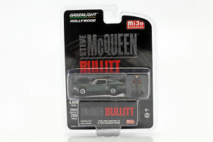 【送料無料】ホビー　模型車　車　レーシングカー フォードムスタングスティーブマックィーンフィルムford mustang gt et figurine steve mcqueen film bullitt 1968 vert 164