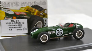 【送料無料】ホビー　模型車　車　レーシングカー ロータスグラハムヒルモナコ143 rl94 lotus 12 graham hill monaco gp