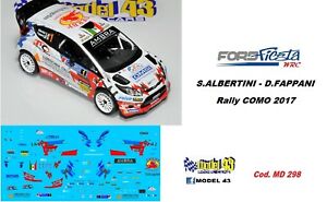 ̵ۥۥӡϷ֡֡졼󥰥 ǥեɥե꡼decal 143 ford fiesta wrc albertini rally como 2017