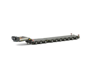 【送料無料】ホビー　模型車　車　レーシングカー ローダーモデルbroshuis 7 axle low loader with 3 axle dolly silver 150 by wsi models 042032