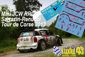 ̵ۥۥӡϷ֡֡졼󥰥 ǥߥ˥饶꡼ġɥ륹decal 143 mini wrc sarrazin rally tour de corse 2013