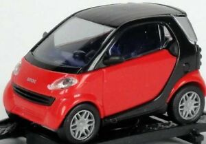 ホビー　模型車　車　レーシングカー ブッシュスマートシティレッドシルバーカットbusch h0 48900 smart city coupe rouge argent neuf