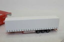 【送料無料】ホビー 模型車 車 レーシングカー herpa 075664 gardinenplanenauflieger lowliner 3 achs 187...