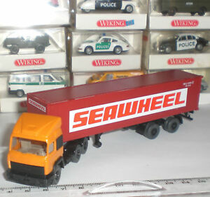 【送料無料】ホビー　模型車　車　レーシングカー wiking 523 24 semitrailer camion iveco seawheel container echelle 187 ho neuf