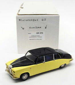 【送料無料】ホビー　模型車　車　レーシングカー ダイムラーモデルminimarque echelle 43 143 voiture modele uk37d 1968 daimler ds420jaunenoir