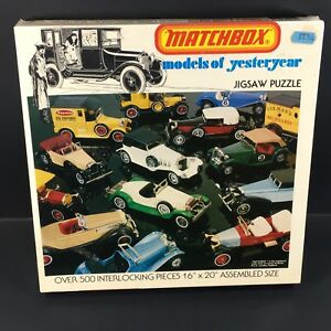【送料無料】ホビー　模型車　車　レーシングカー マッチジグソーパズルボックスモデルvtg 1981 sealed matchbox 8210 jigsaw puzzle original box model of yesteryear