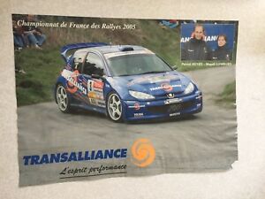 ̵ۥۥӡϷ֡֡졼󥰥 ݥץ硼꡼إ꡼꡼affiche poster peugeot 206 wrc henry rallye lyon charbonnieres 2005 rally