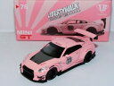 【送料無料】ホビー 模型車 車 レーシングカー rピンクブタスケールミニグアテマラtsm libertywalk nissan gtr r35 rose cochon echelle 164 ref76 mini gt(3)