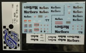 【送料無料】ホビー 模型車 車 レーシングカー デカールマクラーレンタバコdecals fartefice fm0073 143 for mclaren m26 1977 1978 tobacco conversion