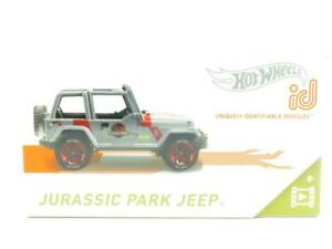 【送料無料】ホビー 模型車 車 レーシングカー ジュラシックパークジープスケールボックスオンhotwheels id voitures jurassic park jeep 1 echelle 64 boite scellee