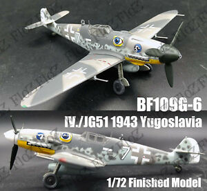 ̵ۥۥӡϷ֡֡졼󥰥 եåȥǥwwii bf109 g6 me 109 iv jg51 1943 yugoslavia 172 finished plane easy model