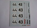 【送料無料】ホビー 模型車 車 レーシングカー デカールキットサーブルマンdecals kit 143 saab 93 le mans 1959 n4344 2 versioni(3)