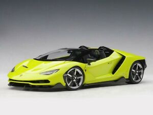 【送料無料】ホビー　模型車　車　レーシングカー ランボルギーニロードスターバードスキャンダルautoart lamborghini centenario roadster verde scandal 118