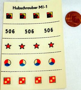 【送料無料】ホビー　模型車　車　レーシングカー パッド＃ahelicoptere mi1 hoheitskennzeichen veb plasticart plaquette impermeable hn5 a