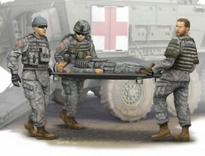 【送料無料】ホビー　模型車　車　レーシングカー ストレッチャートランペッターキットmodern us army stretcher ambulance team trumpeter kit tr 00430