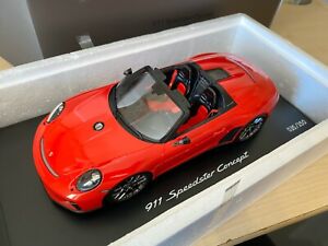 【送料無料】ホビー 模型車 車 レーシングカー ポルシェコンセプトスパークワックスporsche 911 991 speedster concept red 118 spark wax02100043