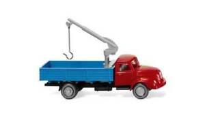 【送料無料】ホビー　模型車　車　レーシングカー クレーントラックcamion de bataille avec grue magirus s 3500 rougebleu wiking 042002 187
