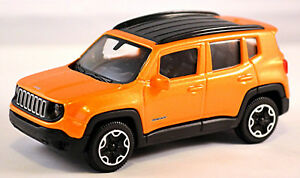 【送料無料】ホビー　模型車　車　レーシングカー ジープレネゲードミニチャレンジメタルオレンジjeep renegade mini tousterrains 201418 orange metallique 143 bburago