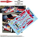【送料無料】ホビー 模型車 車 レーシングカー デカールシトロエンラリースペインカタロニアラリーdecals 132 ref 1300 citroen c4 w...