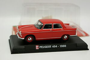 【送料無料】ホビー　模型車　車　レーシングカー ネットワークプジョーixo presse auto plus 143 peugeot 404 1960 rouge