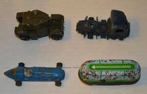 【送料無料】ホビー　模型車　車　レーシングカー ロットビンテージシトロエンサービスlot 2 vehicules voiture ancienne vintage dinky toys citroen services meccano
