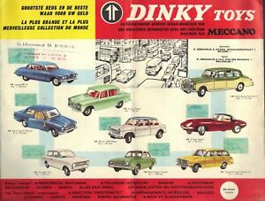 ホビー　模型車　車　レーシングカー カタログページエディションベルギーオリジナルcatalogues dinky toys? 12 pages? 1964 edition belgique original