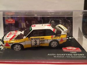 【送料無料】ホビー 模型車 車 レーシングカー アウディクワトロスポーツラリーモンテカルロスケールaudi quattro sport rallye monte carlo 1985 scale 143 altaya