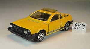 【送料無料】ホビー　模型車　車　レーシングカー チアリーダーoランチアモンテカルロ＃majorette 150 no 285 lancia monte carlo jaune no 3 889