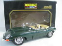 【送料無料】ホビー　模型車　車　レーシングカー ジャガーカブリオレボックスjaguar e cabriolet 1961 en vert bburago 118 neuf dans sa boite