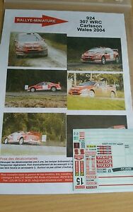 ̵ۥۥӡϷ֡֡졼󥰥 ǥץ硼륽󥦥륺꡼꡼decals 132 ref 924 peugeot 307 wrc carlsson wales rac rally 2004 rallye