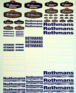 【送料無料】ホビー 模型車 車 レーシングカー ロスマンズポルシェスポンサーデカールデカールrothmans porsche nouveau sponsors arc 13 2 autocollant decalcomanie