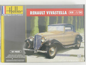 ホビー　模型車　車　レーシングカー ルノーマウントキットheller 80724 renault vivastella kit de montage 124 neuf fleuret ovp 16072014