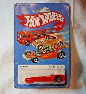 【送料無料】ホビー 模型車 車 レーシングカー ビンテージホットホイールオリジナルカードvintage hot wheels 1130 threewheeled car x8 sur carte originale 1983