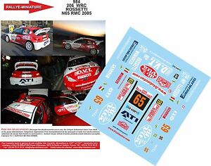 【送料無料】ホビー　模型車　車　レーシングカー デカールプジョーロセッティモンテカルロラリーラリ..