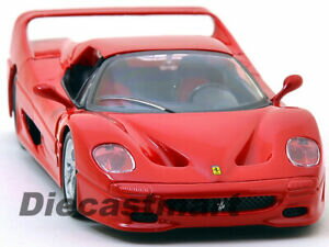 【送料無料】ホビー　模型車　車　レーシングカー フェラーリミニチュアカーferrari f50 rouge 124 voiture miniature par bburago 26010 neuf pour 2015