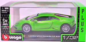 ホビー　模型車　車　レーシングカー aランボルギーニグリーンスケールlamborghini huracan lp 6104 vert echelle 13 2 de bburago