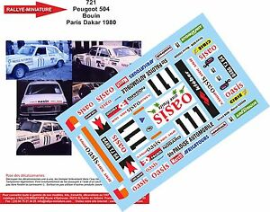 ̵ۥۥӡϷ֡֡졼󥰥 ǥץ硼ѥ꡼꡼decals 124 ref 721 peugeot 504 boin rallye paris dakar 1980 rally