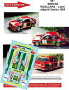 【送料無料】ホビー　模型車　車　レーシングカー デカールラリーサンラリーdecals 124 ref 971 bmw m3 rouillard rallye saint geniez 1995 rally