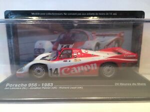 【送料無料】ホビー　模型車　車　レーシングカー ポルシェルマンスケールporsche 956 1983 24 heures du mans scale 143 altaya