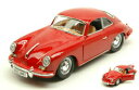 【送料無料】ホビー 模型車 車 レーシングカー ポルシェスライスモデルporsche 356 b coupe 1961 red 124 model 22079r bburago(3)
