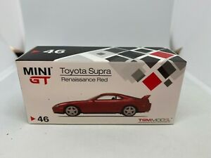 【送料無料】ホビー 模型車 車 レーシングカー ミニトヨタスープラmini gt 164 toyota supra rouge