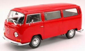 【送料無料】ホビー 模型車 車 レーシングカー フォルクスワーゲンフォルクスワーゲンバスモデルvolkswagen vw bus t2 1972 red 124 model 2403 welly