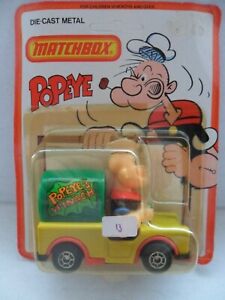 【送料無料】ホビー　模型車　車　レーシングカー マッチポパイポパイワゴンmatchbox popeye cs13 popeye epinards wagon