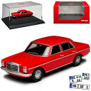 【送料無料】ホビー 模型車 車 レーシングカー メルセデスベンツリムジンペデスタルmercedesbenz 2008 strich huit limousine rouge w114 w115 19671976 de socle un
