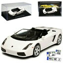 ホビー　模型車　車　レーシングカー ランボルギーニガヤルドスパイダーホワイトカブリオレアトラスモデルlamborghini gallardo spyder cabriolet blanc 20032013 143 atlas modele auto de