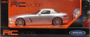 ホビー　模型車　車　レーシングカー メルセデスモデルmercedes sls amg rc radiocomando 124 model 84002 welly