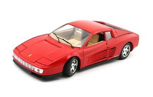 【送料無料】ホビー　模型車　車　レーシングカー フェラーリbburago ferrari testarossa 1984 rouge 118