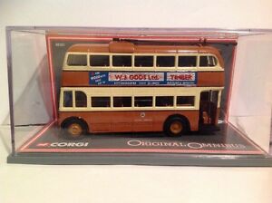 ホビー　模型車　車　レーシングカー コーギートロリーバスcorgi 40101 weymann trolleybusmaidstone corp transport dept ltd ed 19748100